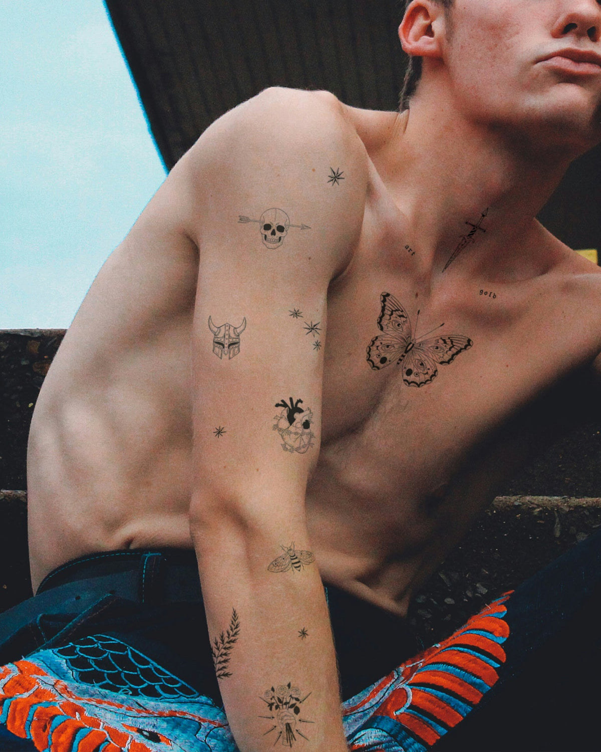 Temporäre Tattoos