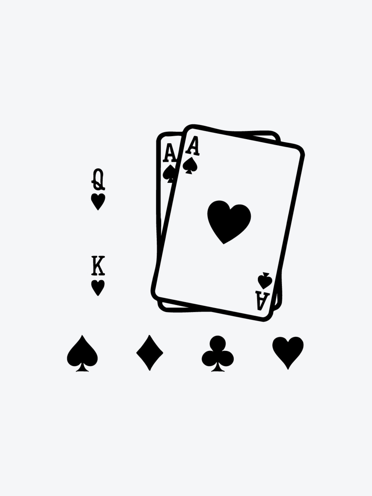 King Queen Ace Cards