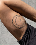 Circle Asemic – 2-week tattoo