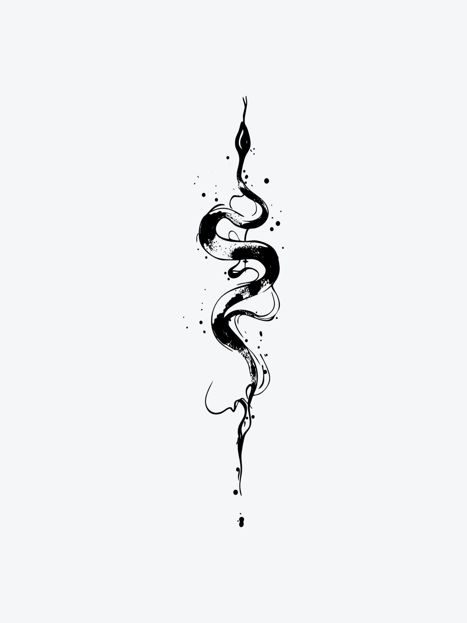 Snake Aquarell